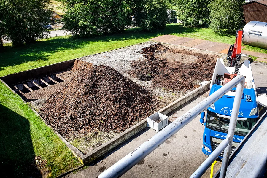 Sanierung Biofilter Vorher